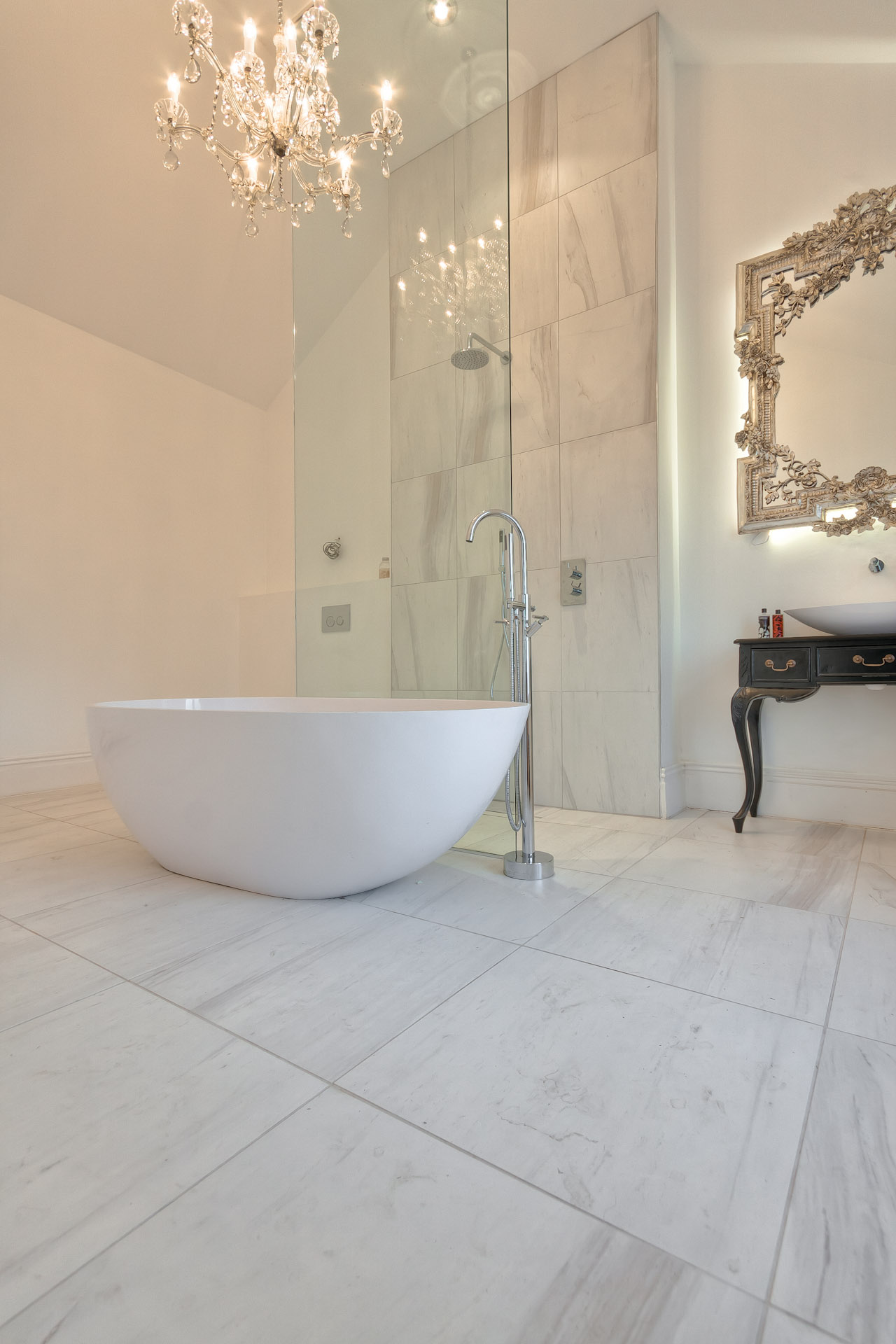 Aspirational bathroom · savings hero